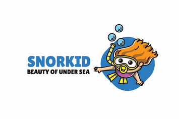 Snorkling - Mascot Logo