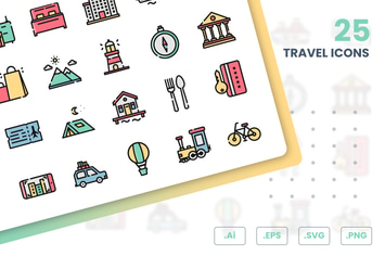 Travel Icons Set