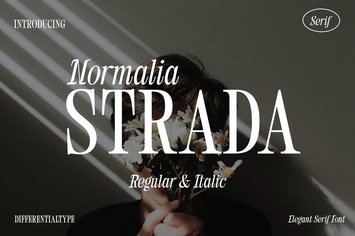 Normalia Strada - Elegant Serif Font