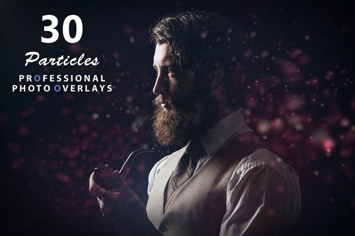 30 Particles Photo Overlays