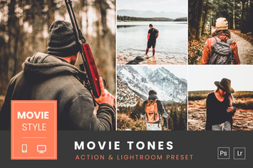 Movie Tones  Action & Lightroom Preset