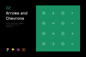 Arrows and Chevrons - Iconuioo