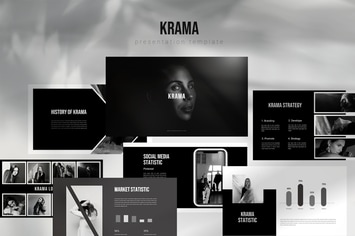 Krama - BW Photography Keynote Template 
