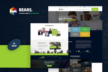 Bear's - Advisor Agency PSD Template