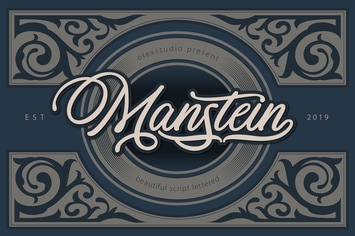 MANSTEIN - Handwritten script