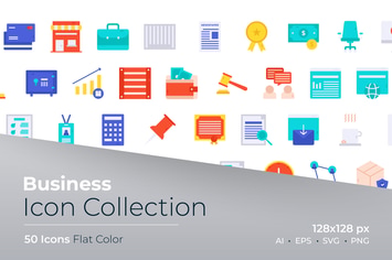 Business Flat Color Icon