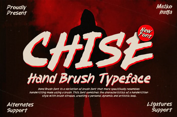 Chise - Hand Brush Typeface