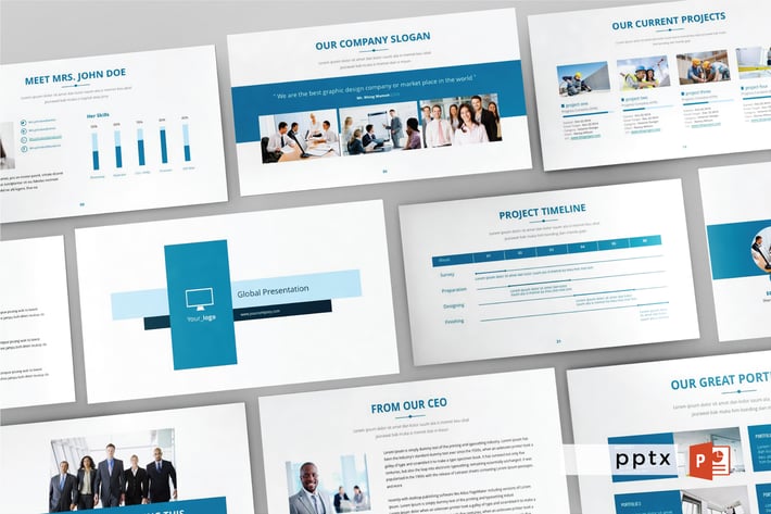 GLOBAL - Multipurpose Powerpoint Template  V87