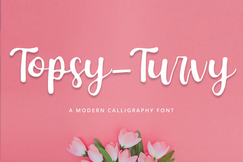 Feminine Curvy Script Font