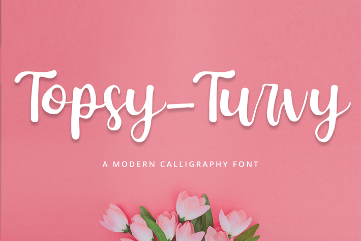Feminine Curvy Script Font