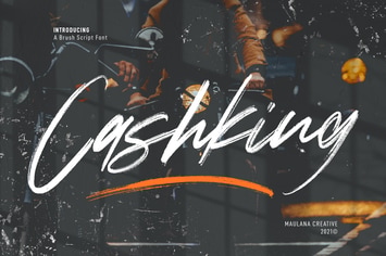 Cashking Brush Script Font