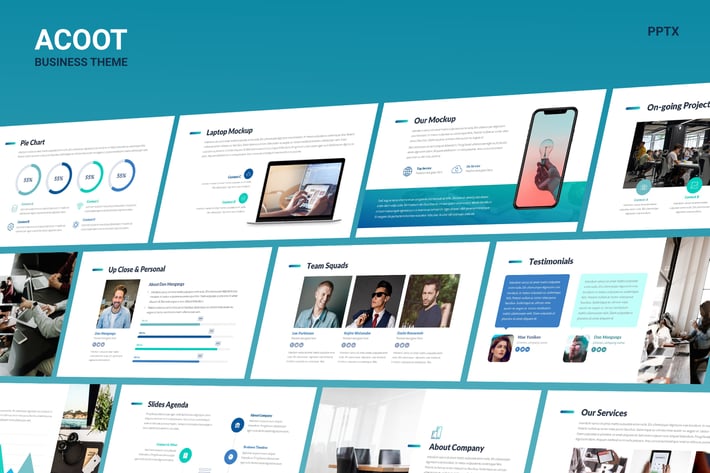 Acoot - Modern Corporate Powerpoint Template