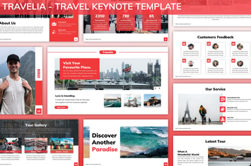 Travelia - Travel Keynote Template