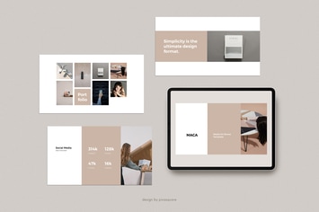 MACA - Powerpoint Media Kit Branding Template