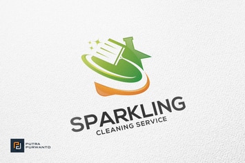 Sparkling / Cleaning - Logo Template