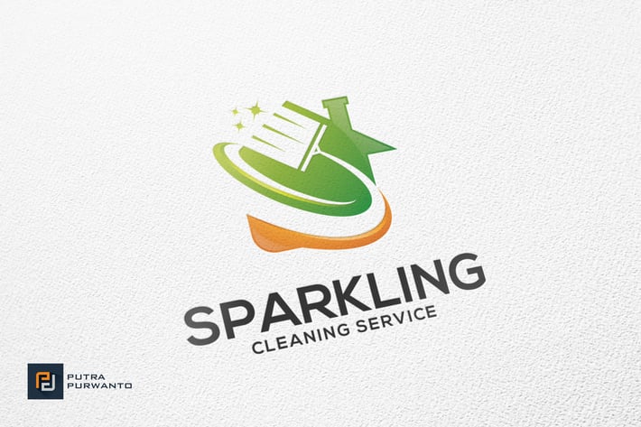 Sparkling / Cleaning - Logo Template