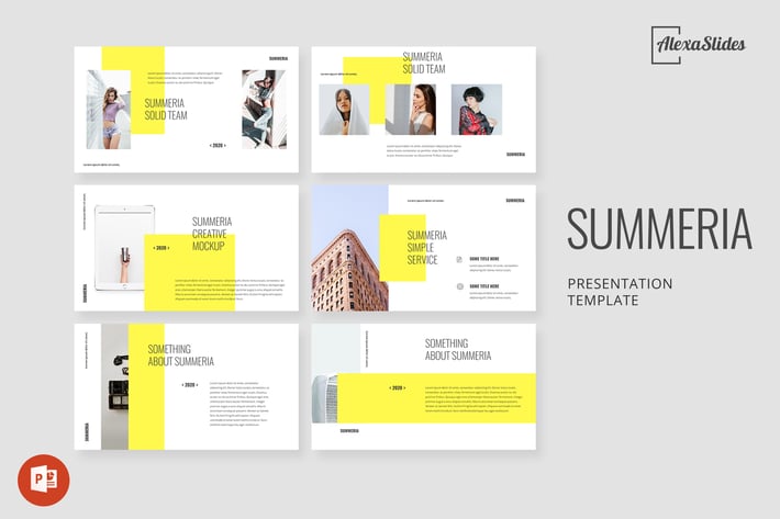 Summeria - Minimal Powerpoint Template