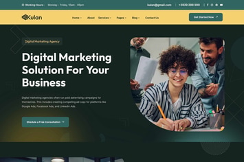 Kulan - Digital Marketing Agency WordPress Theme