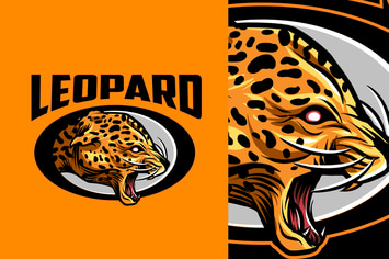 Leopard Mascot Sports and Esports Logo 2.0