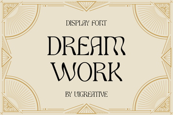 Dream Work Classic Modern Serif Typeface