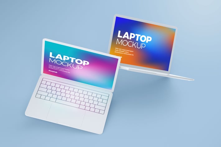Macbook Pro Clay Mockup