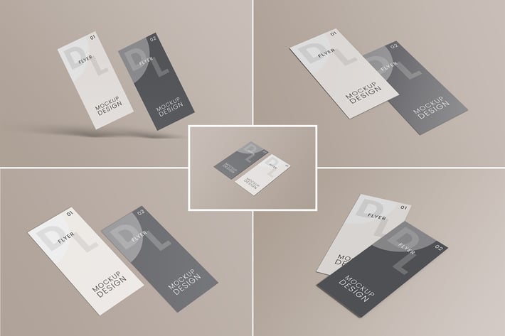 DL Flyer Mockup