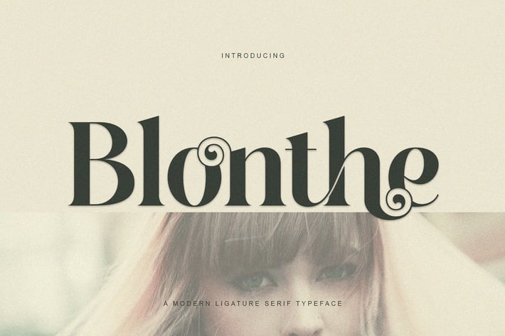 Blonthe Modern Serif Font