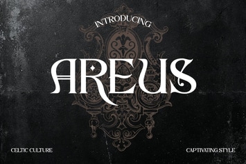 Areus - Celtic Vintage Logo Font