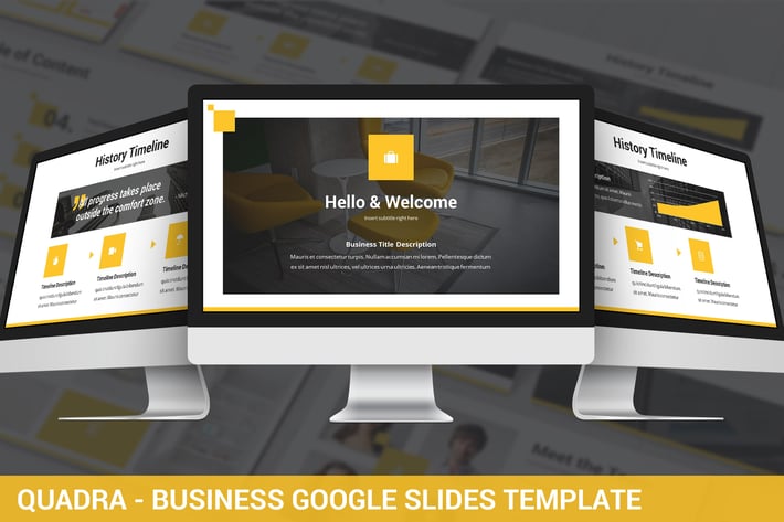 Quadra - Business Google Slides Template