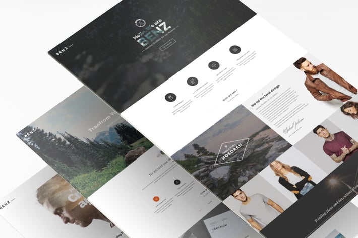 3D Web Showcase Mockups 