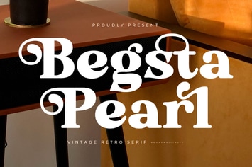 Begsta Pearl Vintage Retro Serif