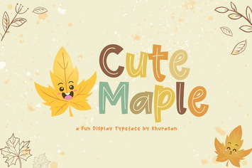 Cute Maple Font