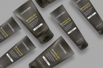 Cream Tube & Box Mock-Up