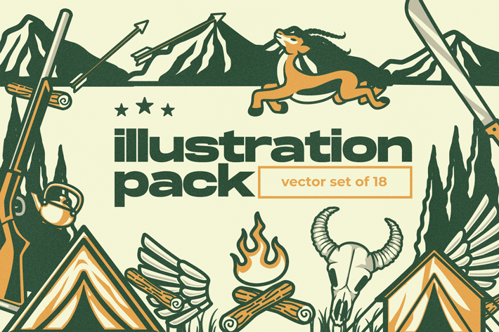 Illustration & Logo Pack V8
