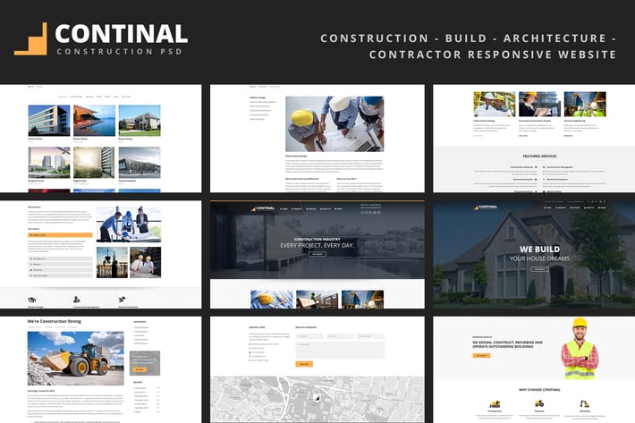 Continal - Construction Business Template