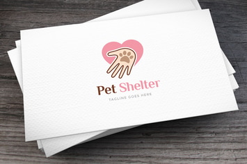 Pet Shelter Logo Template
