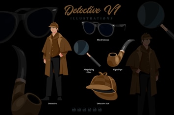 Detective V1 - Illustrations