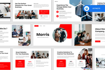Morris - Business Pitch Deck Keynote Template