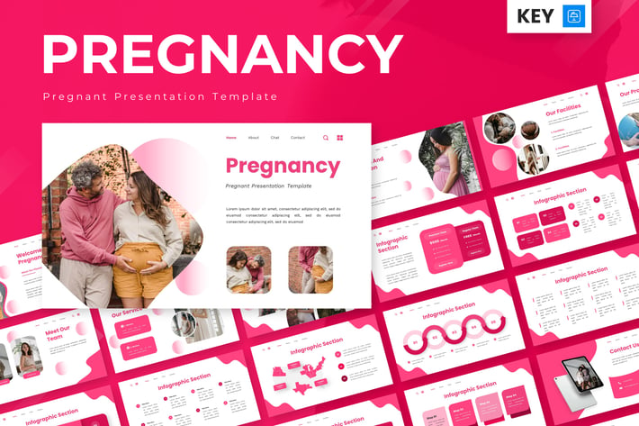 Pregnancy - Pregnant Keynote Templates