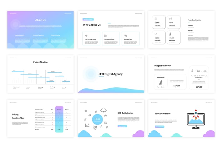 SEO Proposal Powerpoint Presentation