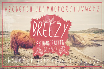 Breezy Handsketched Font