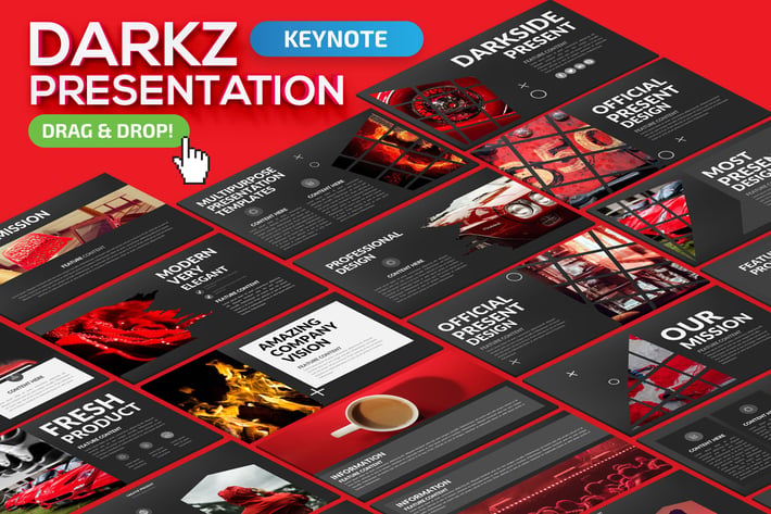 Darkz Keynote Template
