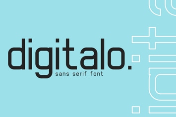 digitalo - digital font