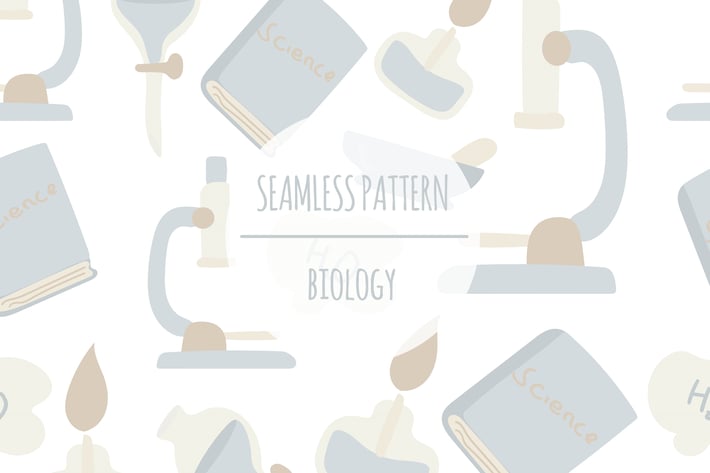 Biology – Seamless Pattern