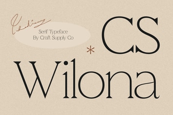 CS Wilona – Serif Typeface