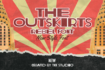 The Outskirts - Classic Vintage rebel font