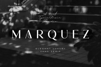 Marquez - Modern Elegant Luxury Sans Serif