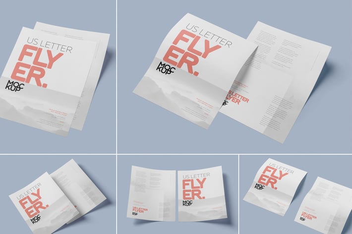 US Letter Flyer Mock-Up