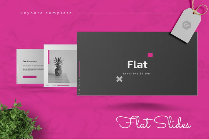 FLAT - Creative Keynote Template