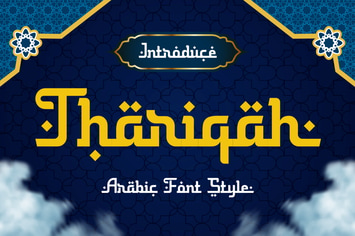 Thariqah - Arabic Font Style
